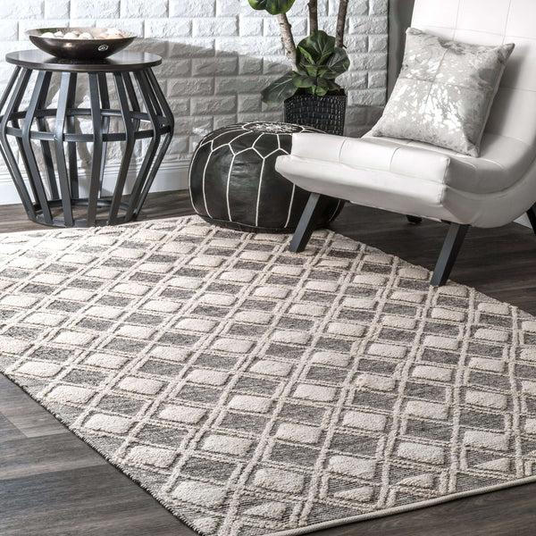 Nuloom Geometric Porsha Ivory