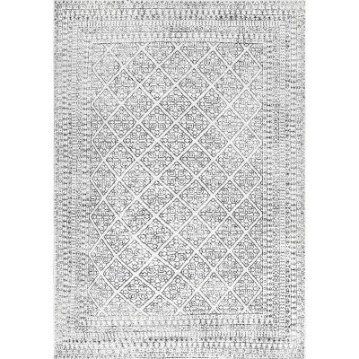 nuloom Geometric Vernetta Beige