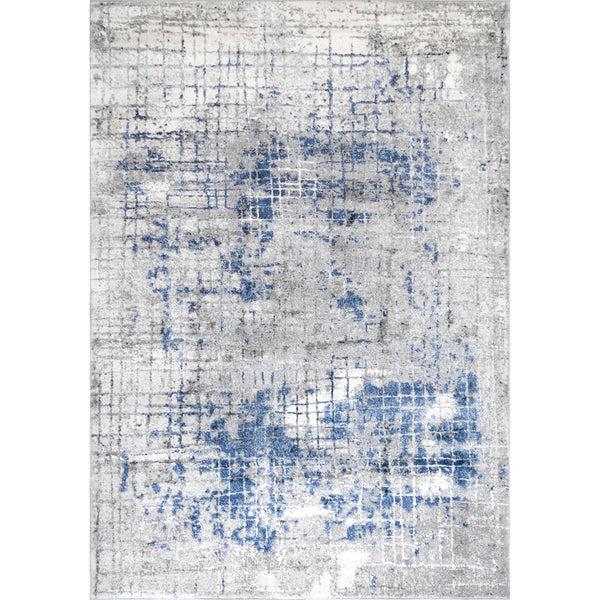 nuloom Georgie Abstract Grid Area Rug Light Grey