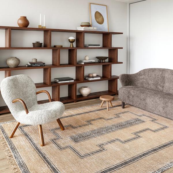 Nuloom Ginger Cotton-Blend Area Rug Tan