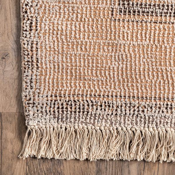 Nuloom Ginger Cotton-Blend Area Rug Tan