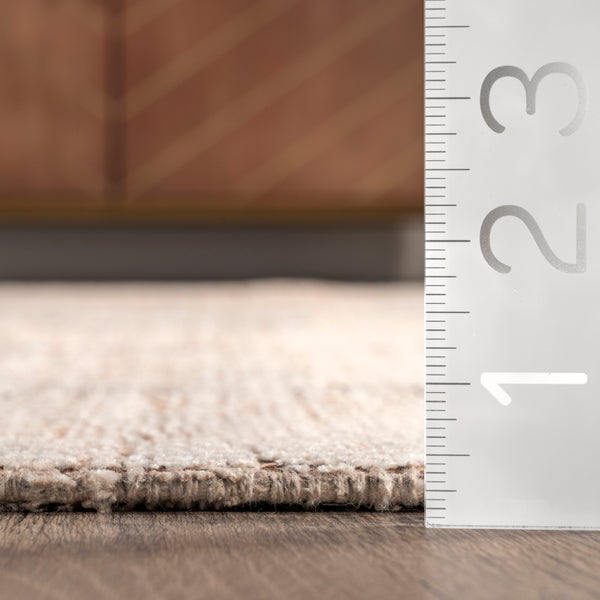 Nuloom Ginger Cotton-Blend Area Rug Tan