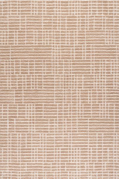 nuloom Gio Crosshatch Wool Area Rug Beige