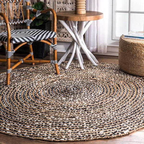 Nuloom Glinda Natural Fiber Rug Black