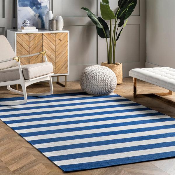 Nuloom Gracen Cotton Stripe Area Rug Yellow