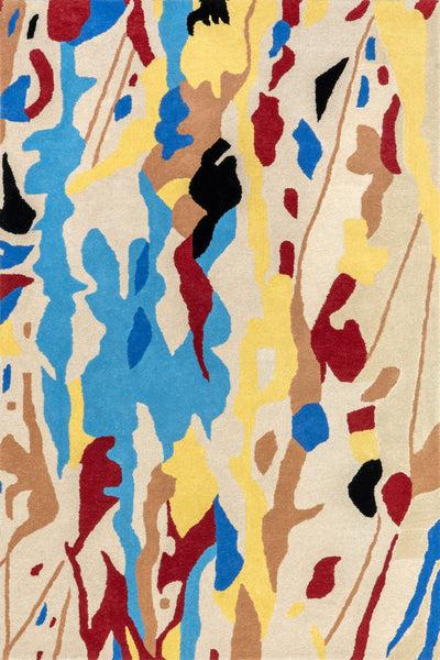 nuloom Gramercy Abstract Wool Area Rug Multicolor