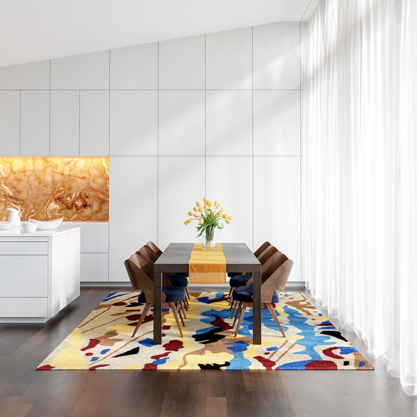 Nuloom Gramercy Abstract Wool Area Rug Multicolor