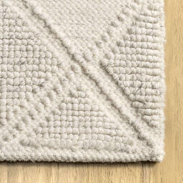 Nuloom Greta Dotted Diamonds Texture Ivory