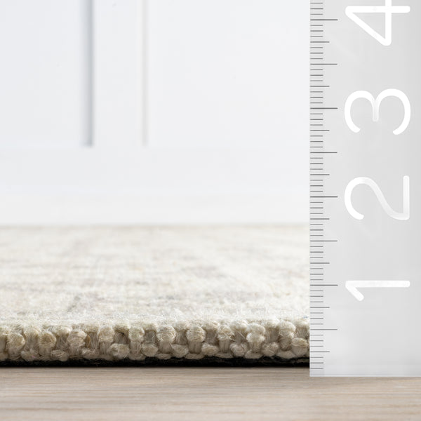 Nuloom Gretel Wool And Cotton Area Rug Beige