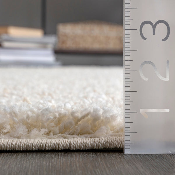 Nuloom Haisley Casual Shag Area Rug Beige