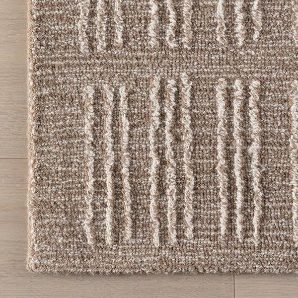 Nuloom Nuloom Halbeth Hand Tuffted Wool Area Rug Taupe