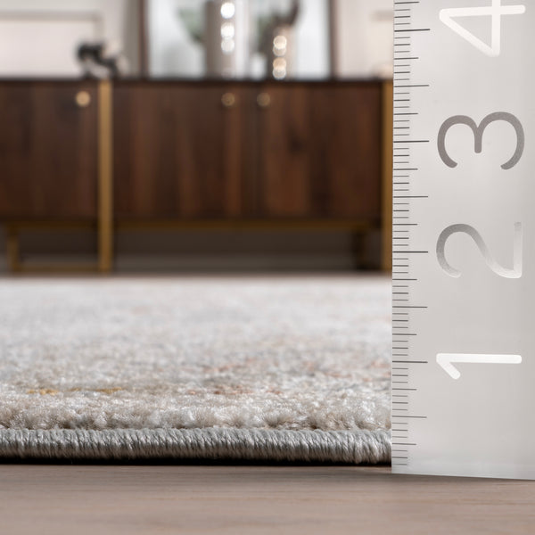 Nuloom Hallie Vintage Medallion Area Rug Beige