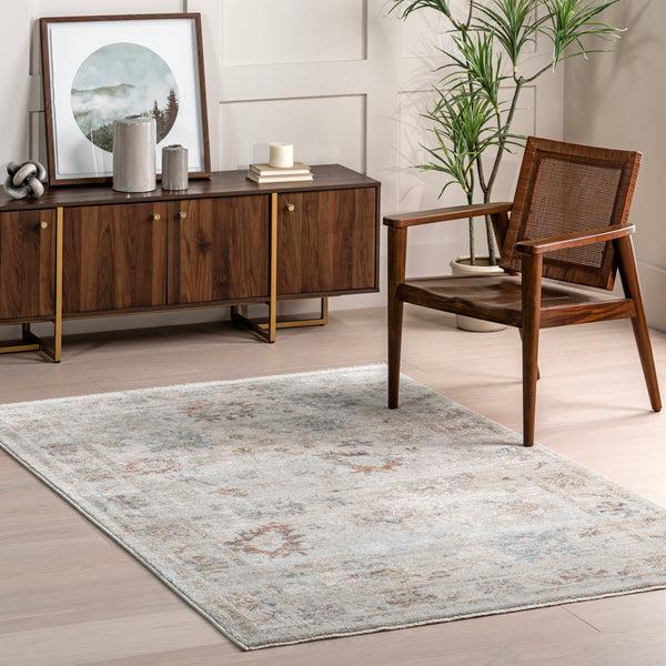Nuloom Hallie Vintage Medallion Area Rug Beige