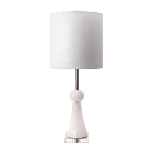 nuloom Hampton 30" Metal Table Lamp Off White