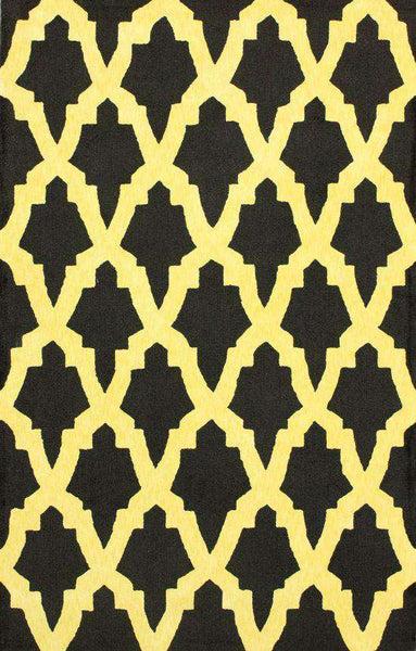 nuloom Hand Hooked Jessica Cotton Rug Black