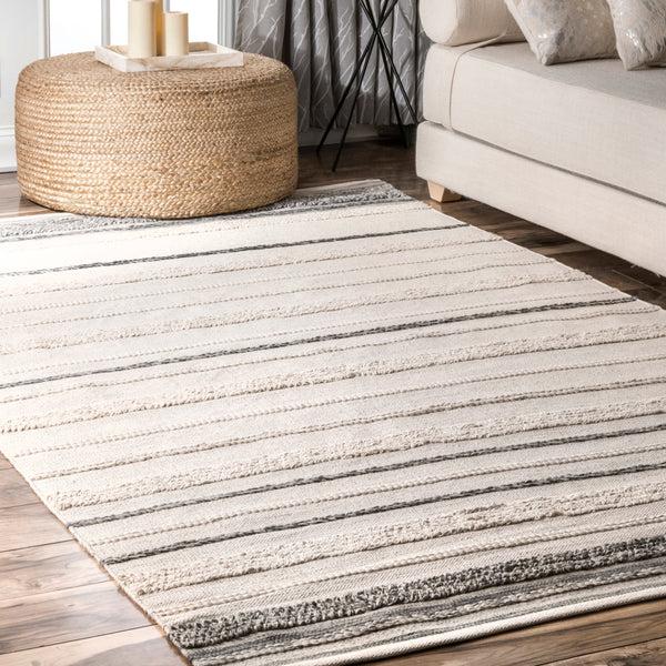 Nuloom Hand Loomed Amelia Ivory