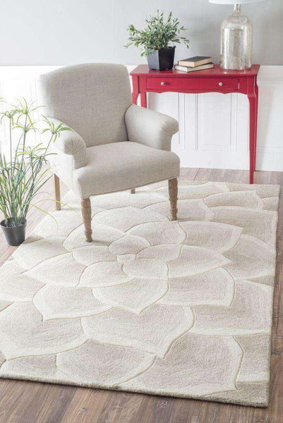 Nuloom Hand Tufted Gol Area Rug Ivory