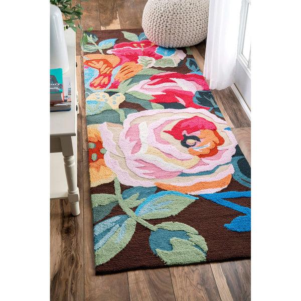 Nuloom Hand Tufted Katrina Brown