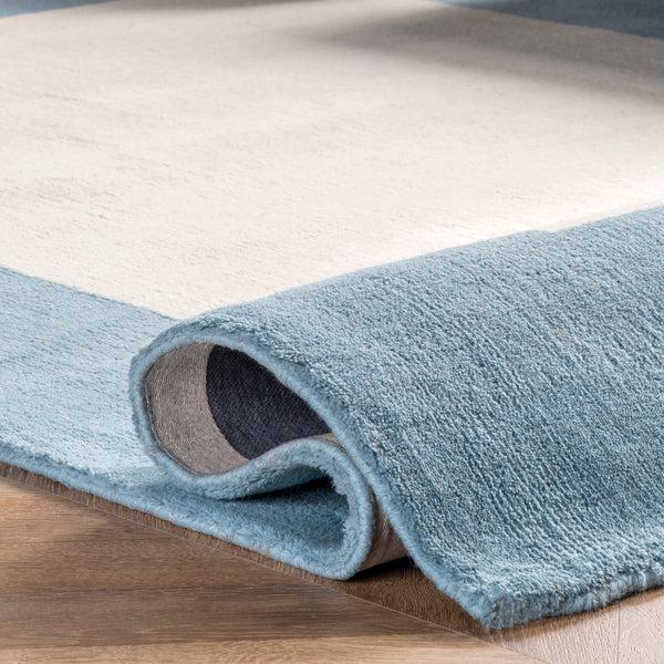 Nuloom Hand Tufted Paine Area Rug Baby Blue