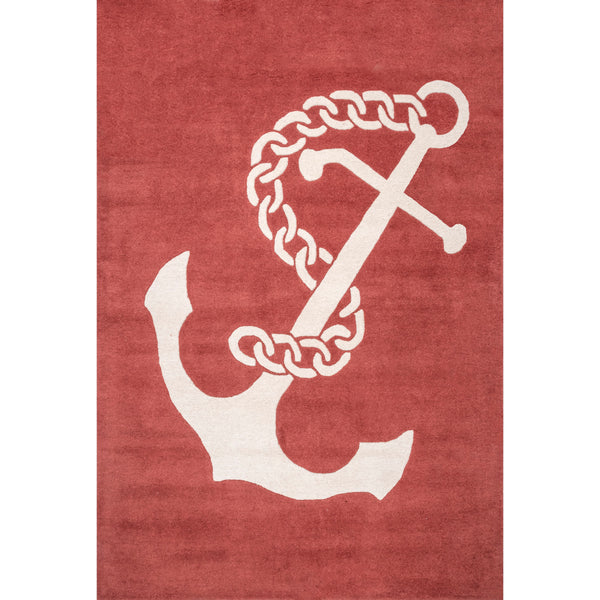 nuloom Hand Tufted Set Sail Area Rug Rust