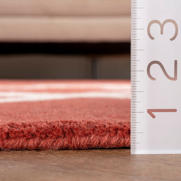 Nuloom Hand Tufted Set Sail Area Rug Rust