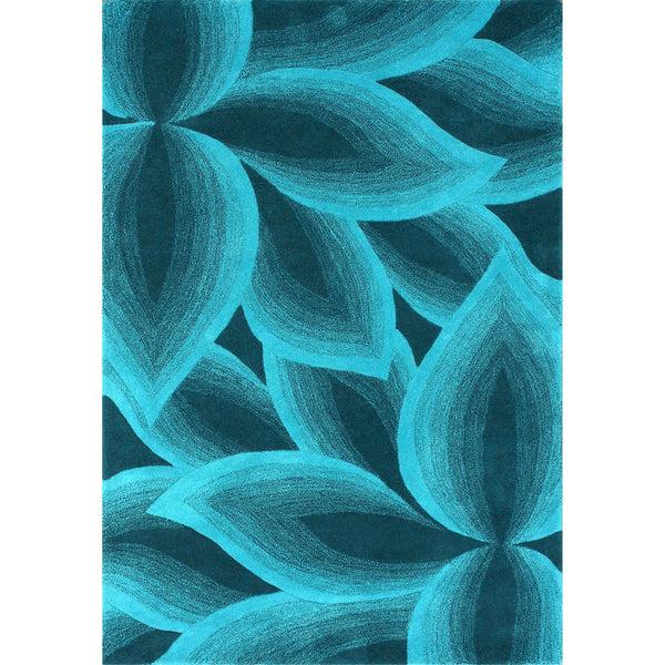 nuloom Hand Tufted Svetlana Teal
