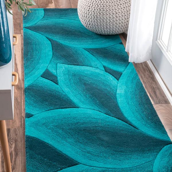 Nuloom Hand Tufted Svetlana Teal