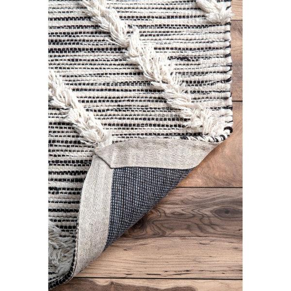 Nuloom Hand Woven Diamond Jenna Natural