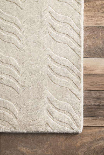 Nuloom Hand Woven Lundberg Ivory