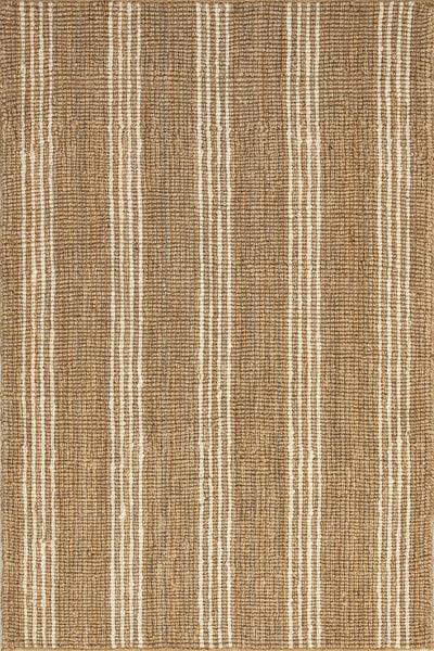 nuloom Hanna Striped Jute Area Rug Natural