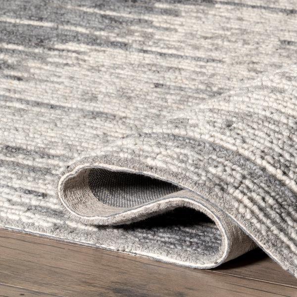Nuloom Harlan Abstract Lines Wool Area Rug Gray