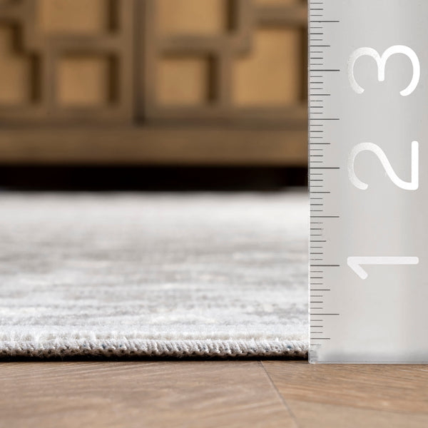 Nuloom Harley Distressed Trellis Area Rug Beige