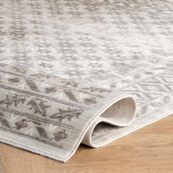 Nuloom Harley Distressed Trellis Area Rug Beige
