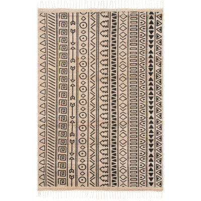 Nuloom Harmoni Ethnic Stripes Area Rug Natural