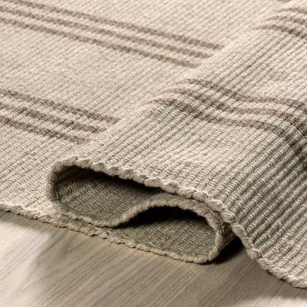 Nuloom Hawthorn Striped Wool Area Rug Ivory