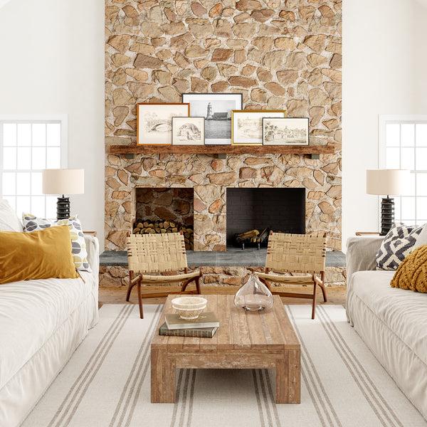 Nuloom Hawthorn Striped Wool Area Rug Ivory