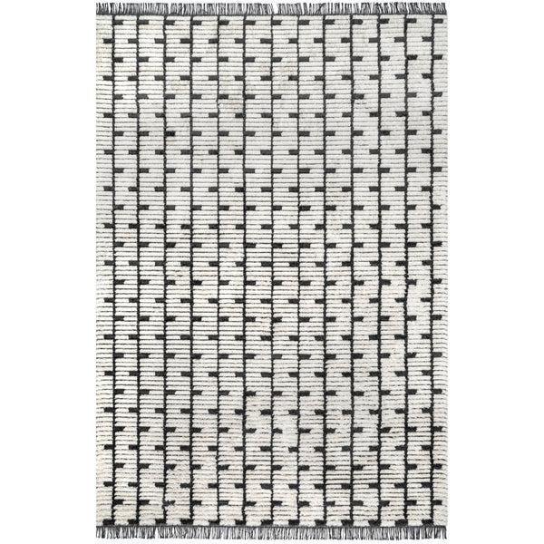 nuloom Hayes Vine Fringed Area Rug Beige