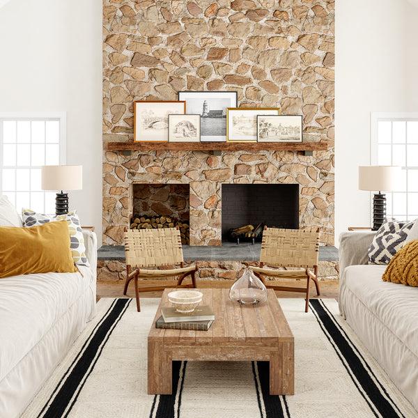 Nuloom Hedgerow Striped Jute Area Rug Ivory