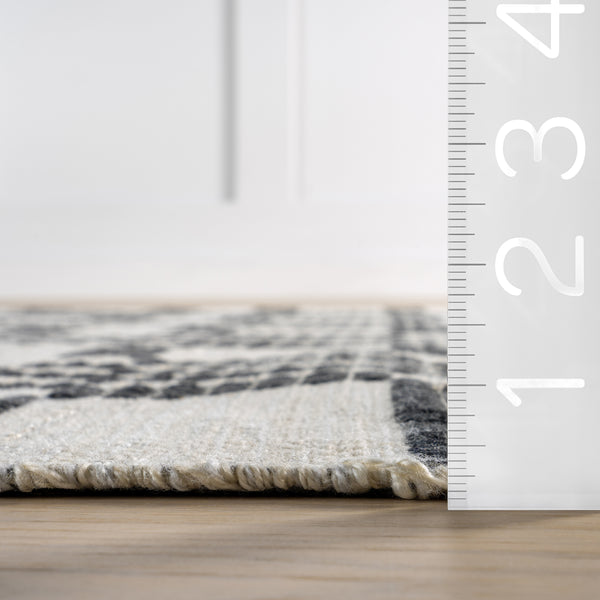Nuloom Hendo Geometric Area Rug Grey