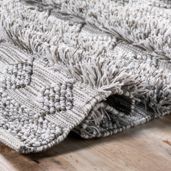 Nuloom High Low Tribal Josiah Area Rug Grey