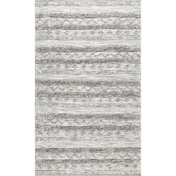 nuloom High Low Tribal Josiah Area Rug Grey