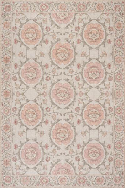 nuloom Nuloom Hillstone Collection Winnow Traditional Vintage Medallion Area Rug Ivory