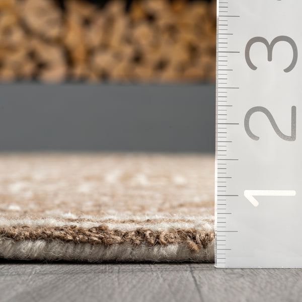 Nuloom Hive Jute And Wool Area Rug Natural