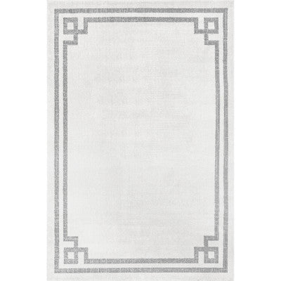 Nuloom Imani Classic Border Area Rug Grey