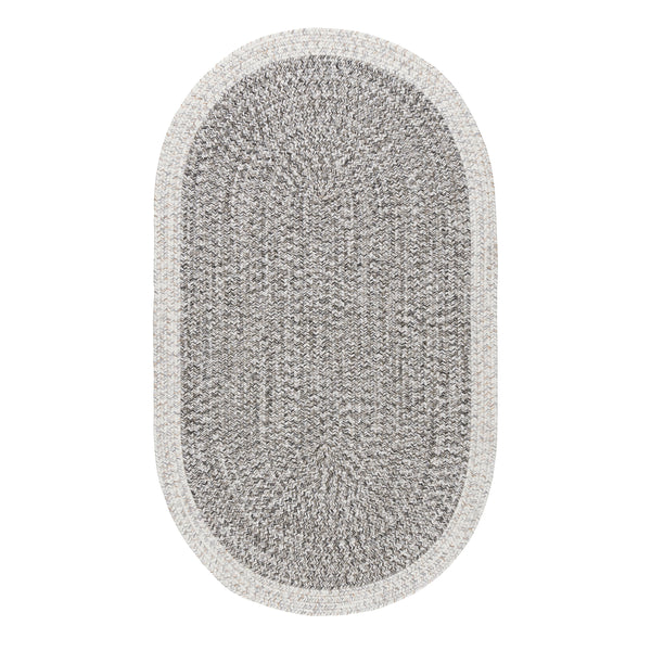 nuloom Indoor/Outdoor Braided Oralia Area Rug Grey