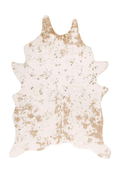 nuloom Iraida Faux Cowhide Area Rug Brown
