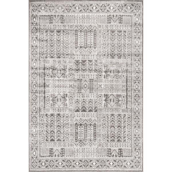 nuloom Irene Tribal Panel Area Rug Gray