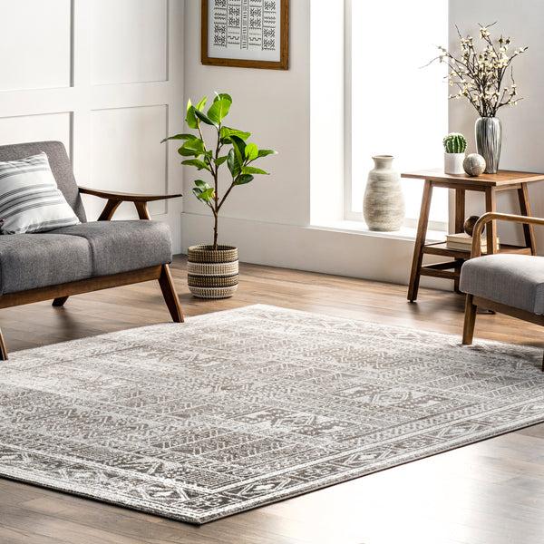 Nuloom Irene Tribal Panel Area Rug Gray