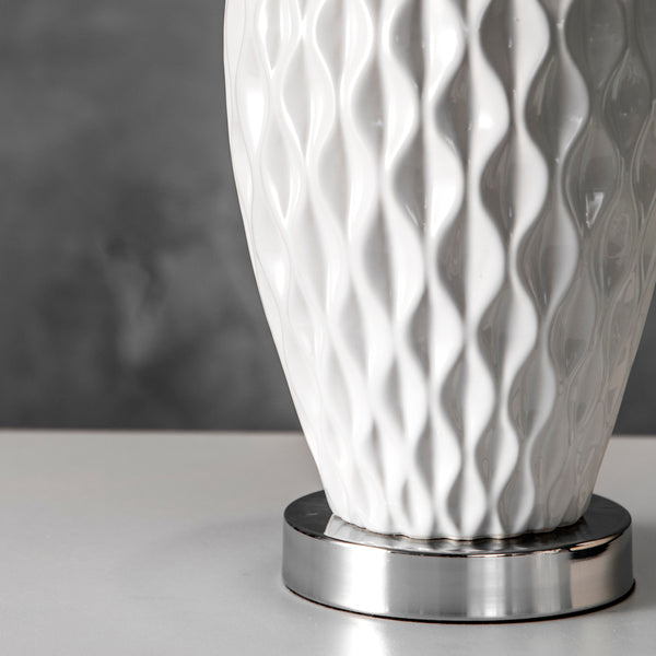 Nuloom Irvine 28" Ceramic Table Lamp Ivory