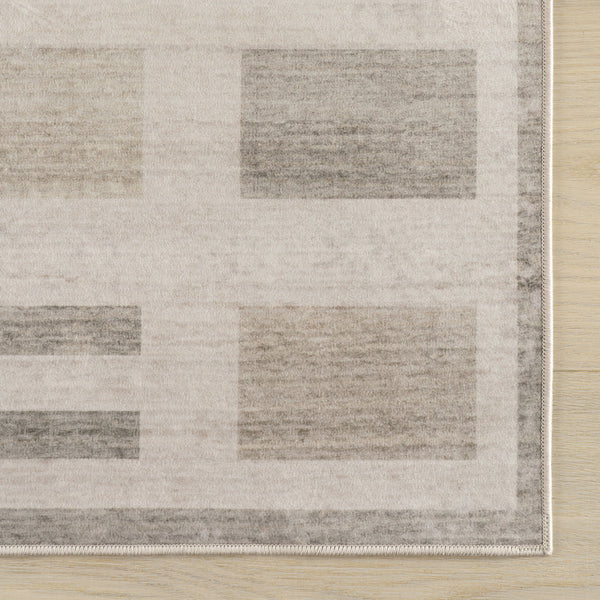 Nuloom Nuloom Isyra Striped Washable Area Rug Beige